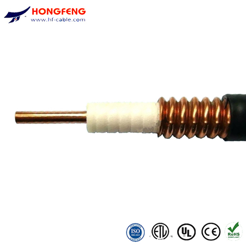 Super flexible 1/2 Inch RF coaxial cable Leaky Feeder Cable